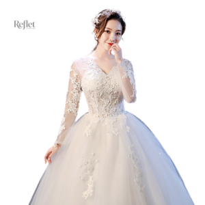Robe nuptiale classique, silhouette princesse, allure romantique