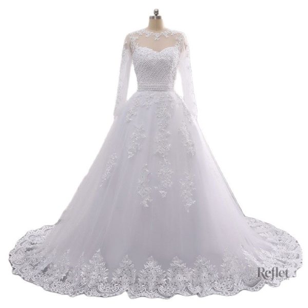 robe-de-mariee-2018-princesse-1 Robe de mariée princesse 2018, élégante et romantique