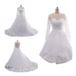 Robe de mariée 2018, silhouette princesse pour un look chic
