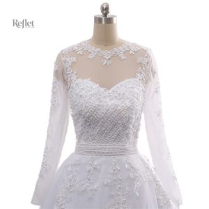 Robe de mariée 2018, tulle et dentelle pour une allure unique