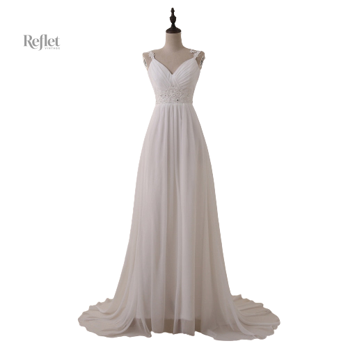 robe-de-mariee-annee-60-1 Robe de mariée vintage années 60, élégance intemporelle