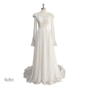 Robe de mariée style années 20, élégance rétro