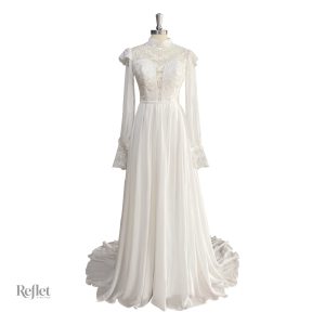 Robe de mariée style années 20, élégance rétro