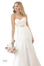 Robe de mariée blanche à corsage princesse
