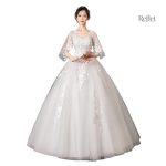 Robe de mariée princesse à manches pour un look élégant