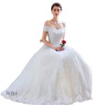 Robe festive bustier pour un mariage de conte de fées