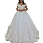 Robe de mariée bustier satin princesse élégante