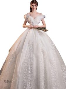 Robe de mariée chic et princesse élégante