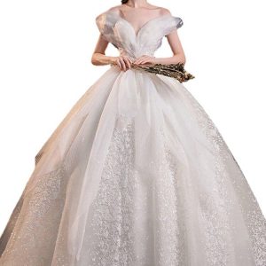 Robe de mariée chic et princesse élégante