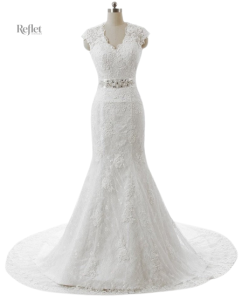 Robe de mariée coupe princesse élégante et raffinée
