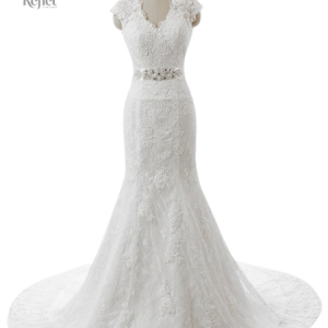 Robe de mariée coupe princesse élégante et raffinée