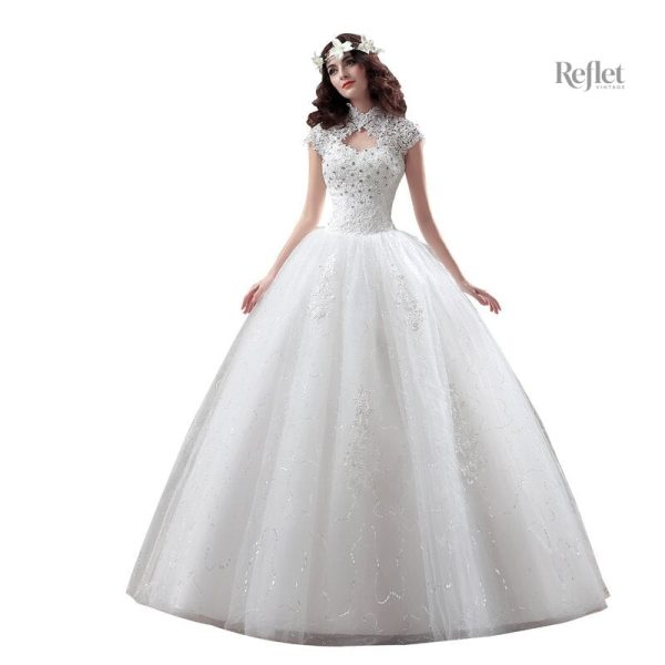 robe-de-mariee-coupe-princesse-collection-1 Robe de mariée princesse élégante de la collection
