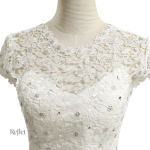 Robe de mariage courte pour un look romantique