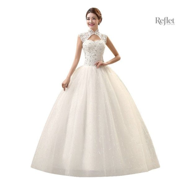 robe-de-mariee-de-couleur-princesse-1 Robe de mariée princesse élégante en couleur douce