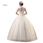 Robe nuptiale colorée, style princesse pour un mariage féerique