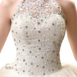 Robe de mariée princesse avec un design romantique
