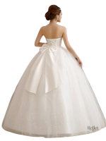 Robe de mariée princesse, style bustier romantique