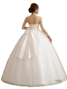 Robe de mariée princesse, style bustier romantique