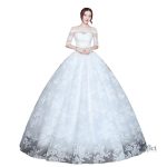 Robe de mariée de luxe au design royal et sophistiqué