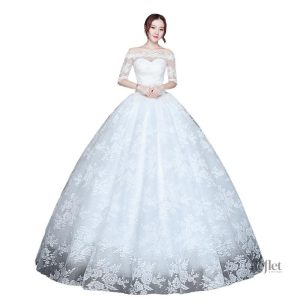 Robe de mariée de luxe au design royal et sophistiqué