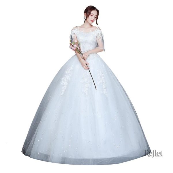 Robe de princesse pour mariée, style glamour et raffiné