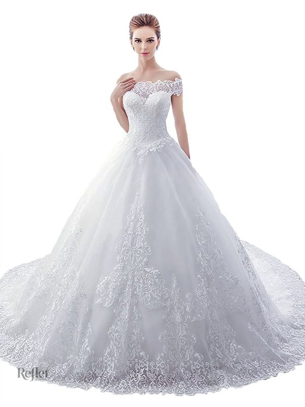 robe-de-mariee-de-princesse-epaule-1 Robe de mariée princesse épaule