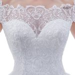 Robe de mariée princesse à manches délicates