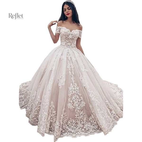 robe-de-mariee-de-princesse-ete-1 Robe de mariée princesse été au design élégant et romantique
