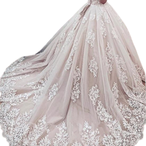 Robe de mariée en tulle et satin, style princesse pour l'été