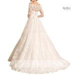 Robe de mariée avec détails en dentelle raffinée