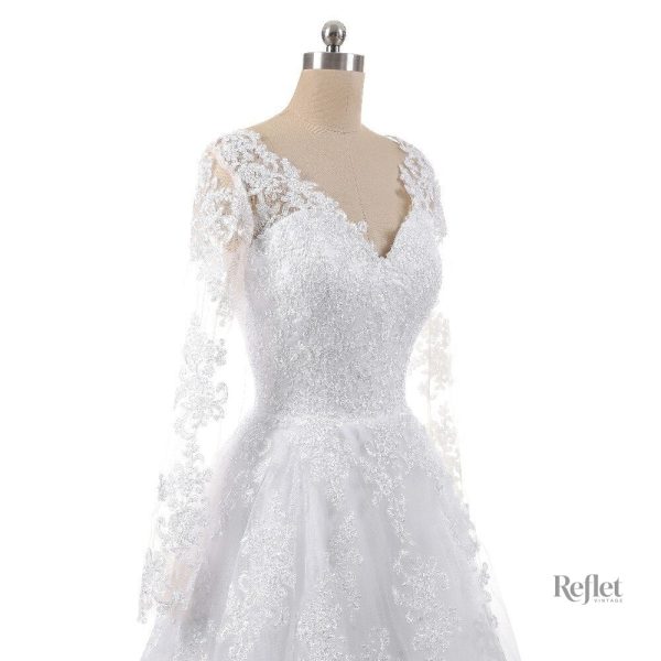 Robe de mariée classique pour un look royal