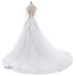 Robe de mariage glamour avec corsage délicat