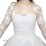 Robe de style princesse, idéale pour un mariage de conte de fées