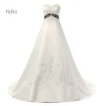 Robe de mariée dos nu élégante, style princesse