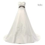 Robe de mariée princesse, design dos nu raffiné