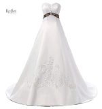 Robe de mariée dos nu, silhouette princesse romantique