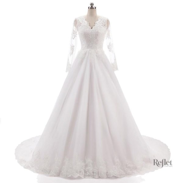 robe-de-mariee-drapee-princesse-1 Robe de mariée drapée style princesse