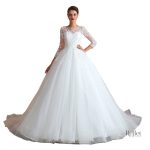 Robe de style princesse avec détails raffinés