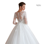Robe de mariée avec traîne pour un look majestueux