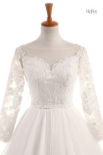 Robe de mariée en dentelle et tulle