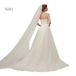 Robe de mariée traine princesse en satin élégant