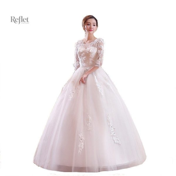 robe-de-mariee-luxe-princesse-1 Robe de mariée princesse luxe blanche et élégante