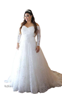 Robe de princesse en dentelle pour un mariage féerique