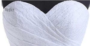 Robe de mariée mi-sirène avec traîne raffinée