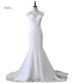 Robe de mariée style princesse avec jupe volumineuse