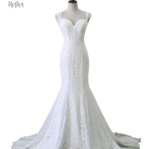 Robe de mariée style princesse avec jupe volumineuse