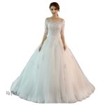 Robe de mariée princesses pour petite poitrine