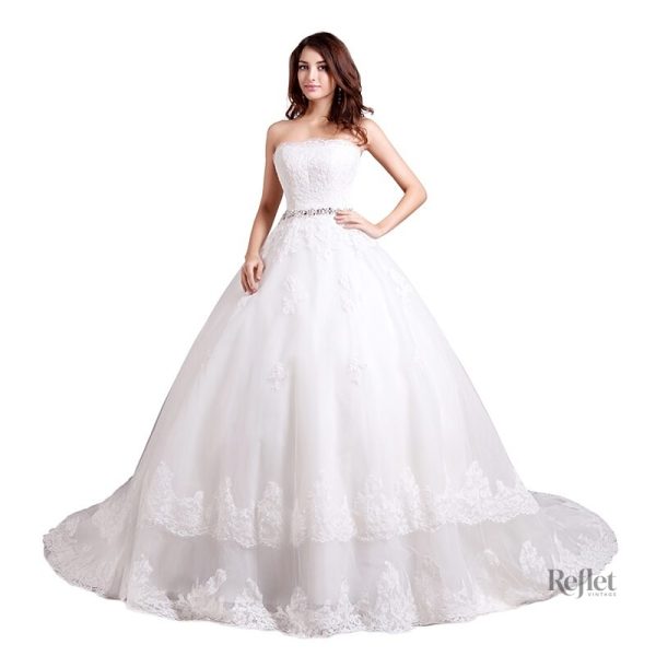 Robe de mariée ample style princesse