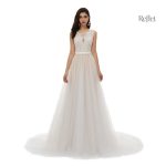 Robe de mariée princesse à manches courtes