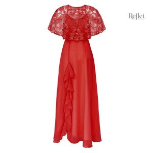Robe de princesse pour mariage avec épaulettes